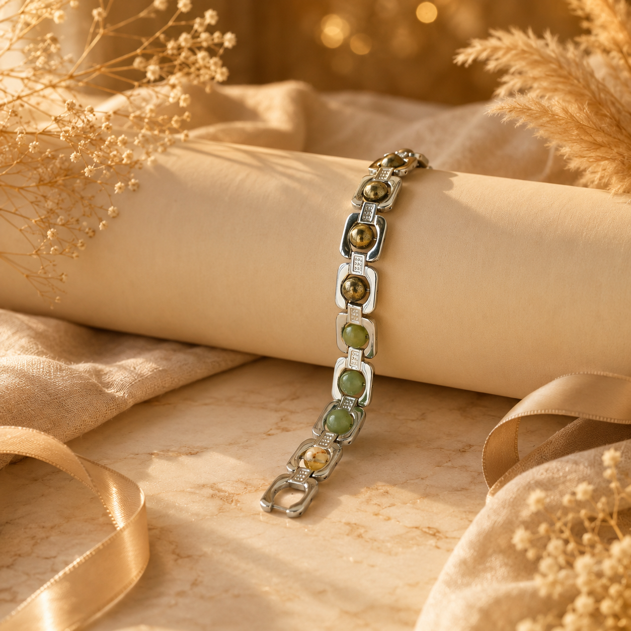 Essential Silver Plated Money Magnet Bracelet Rakhi